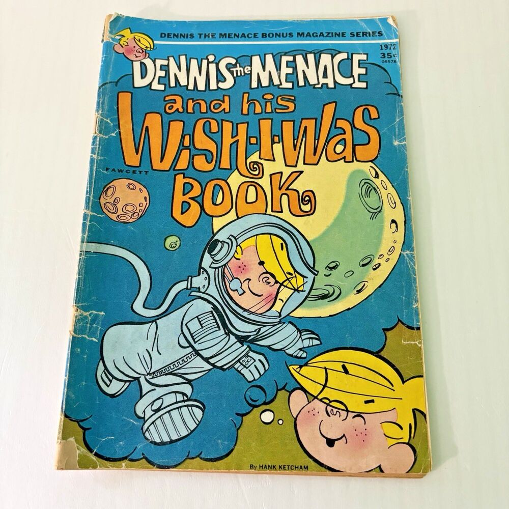Dennis the Menace Bonus Magazine Comic Book 1972 Wish I Was Book Hank Ketchum